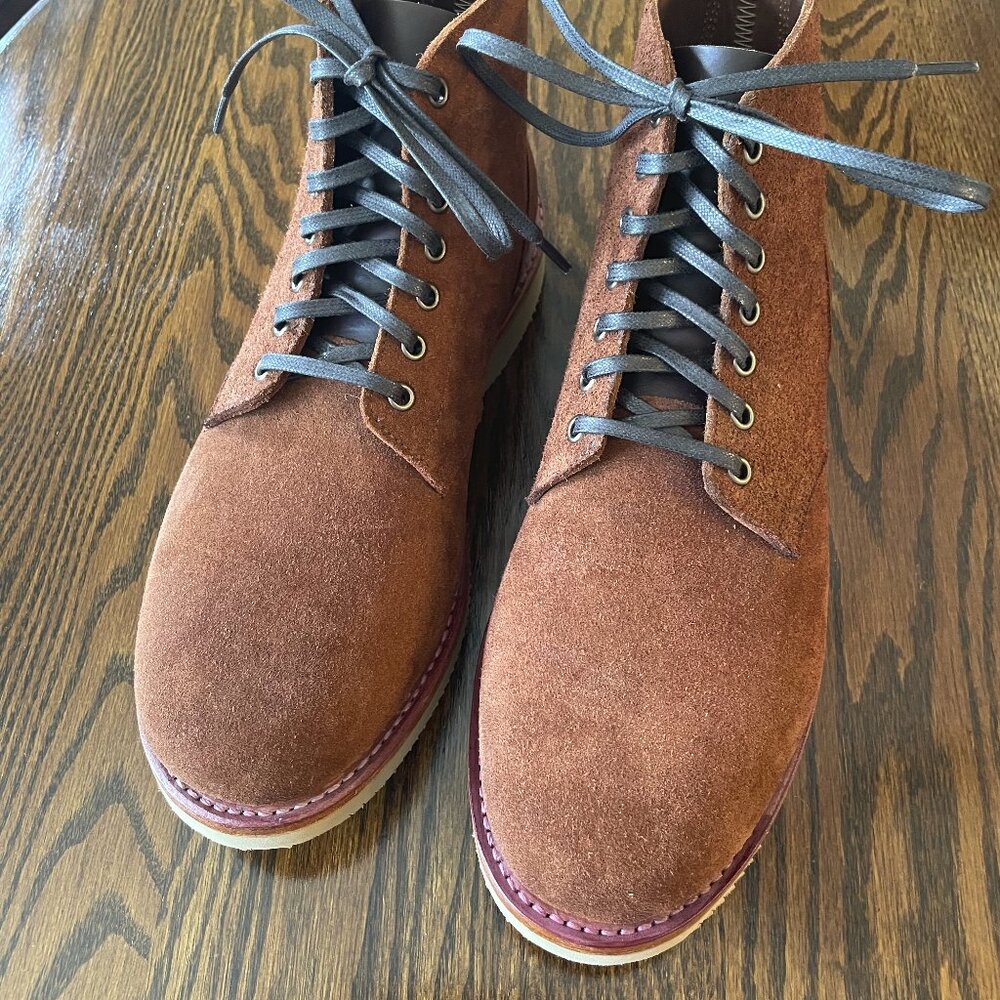 Men's Oak Street Field Boot in Aged Bark Chieftain Roughout...size 9..never worn